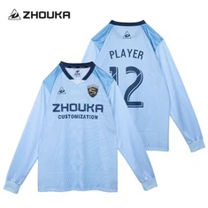 Sublimare personalizată V-Neck Streetwear Retro Soccer Jersey