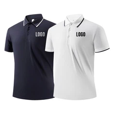 Marshal Custom Brand Logo Classic Black and Alb „Silk Silk, cămașă cu mâneci scurte pentru bărbați, cu mâneci scurte
